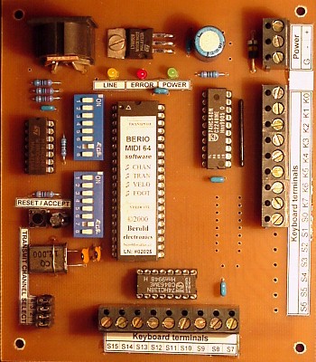 Modul Berio MIDI 64.